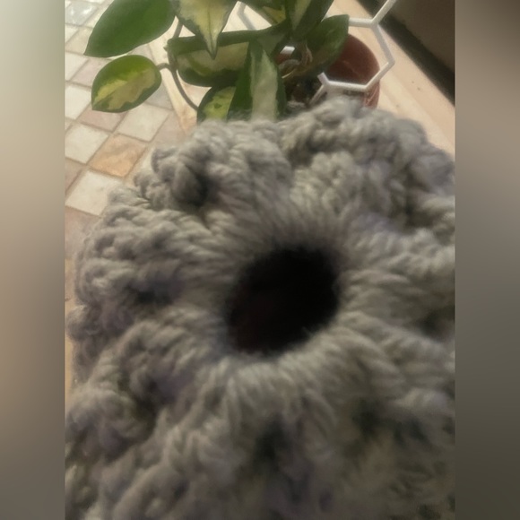 BOHO Knit Ponytail Hat - Picture 4 of 8